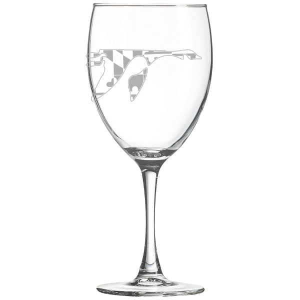 Washington College (Maryland) Polar Camel 10 1/2 oz. Wine Glass