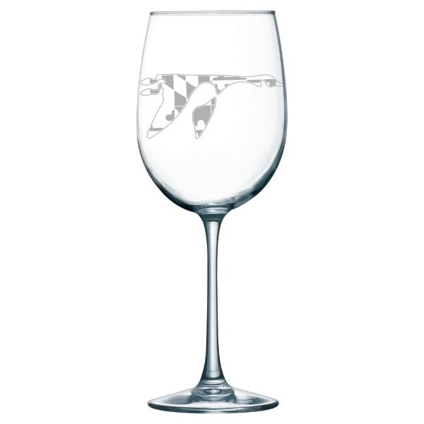 Washington College (Maryland) Polar Camel 19 oz. Wine Glass