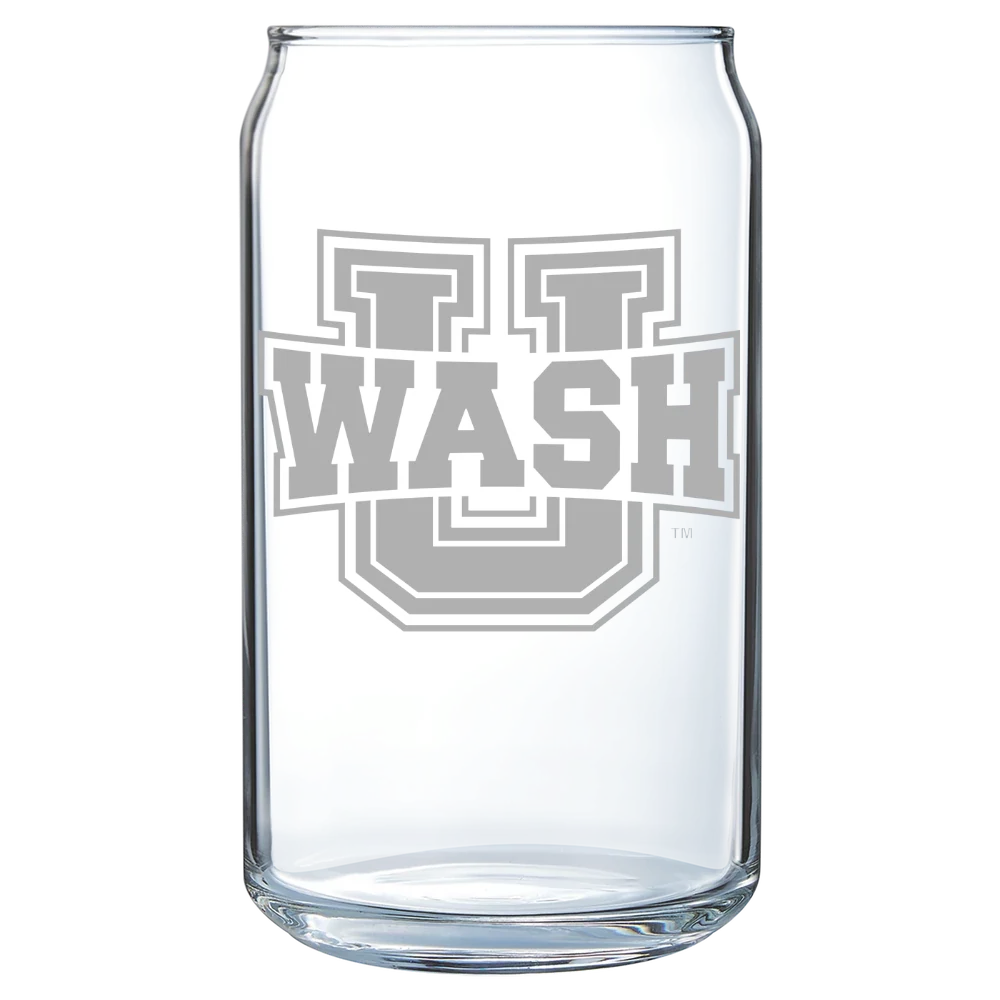 Washington University in St. Louis Polar Camel 16 oz. Can Glass