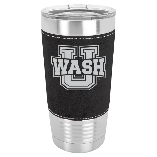 Washington University in St. Louis Polar Camel 20 oz. Leatherette Grip Tumbler with Standard Lid