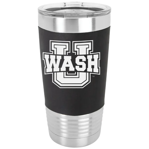 Washington University in St. Louis Polar Camel 20 oz. Silicone Grip Tumbler with Standard Lid