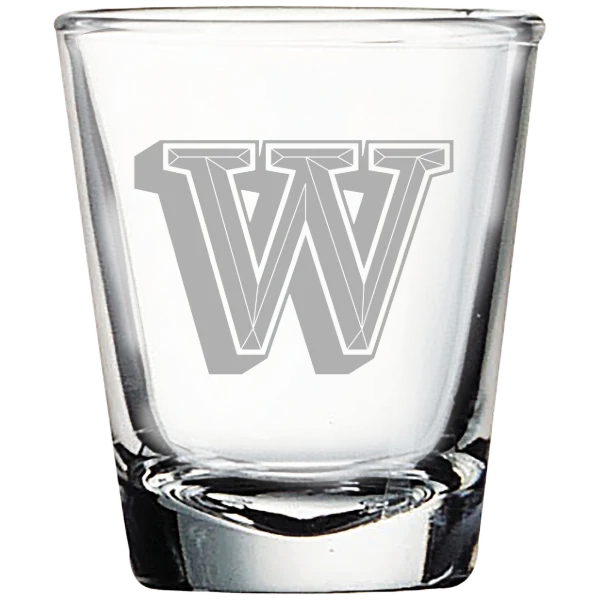 Waynesburg University Polar Camel 1.7 oz. Shot Glass