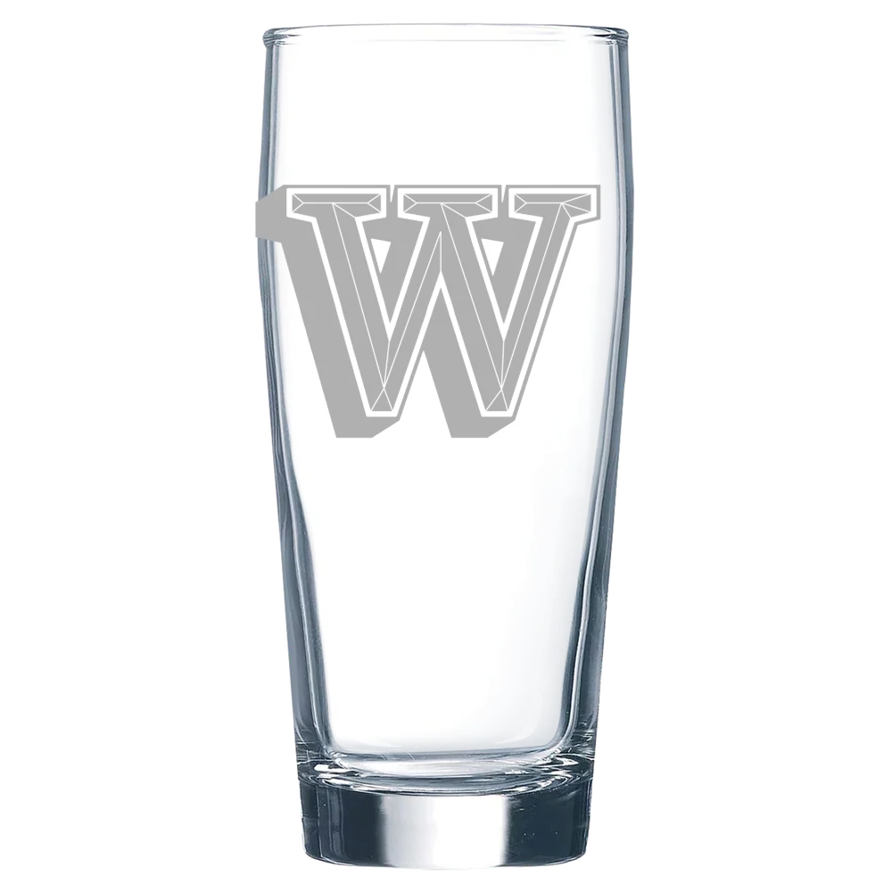Waynesburg University Polar Camel 16 oz. Willi Becher Beer Glass