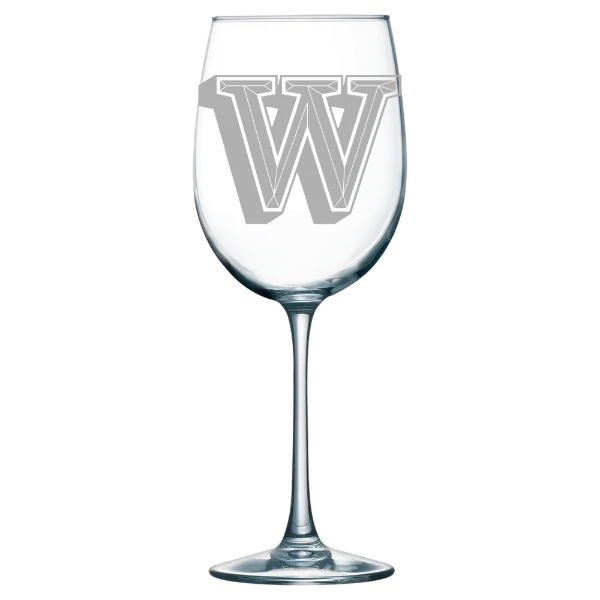 Waynesburg University Polar Camel 19 oz. Wine Glass