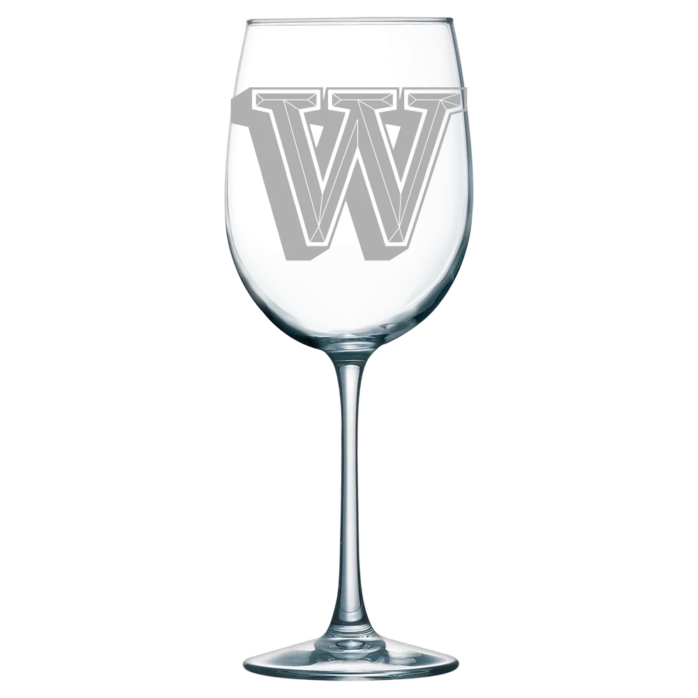 Waynesburg University Polar Camel 19 oz. Wine Glass