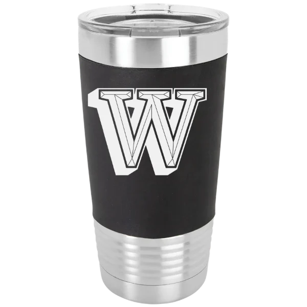 Waynesburg University Polar Camel 20 oz. Silicone Grip Tumbler with Standard Lid