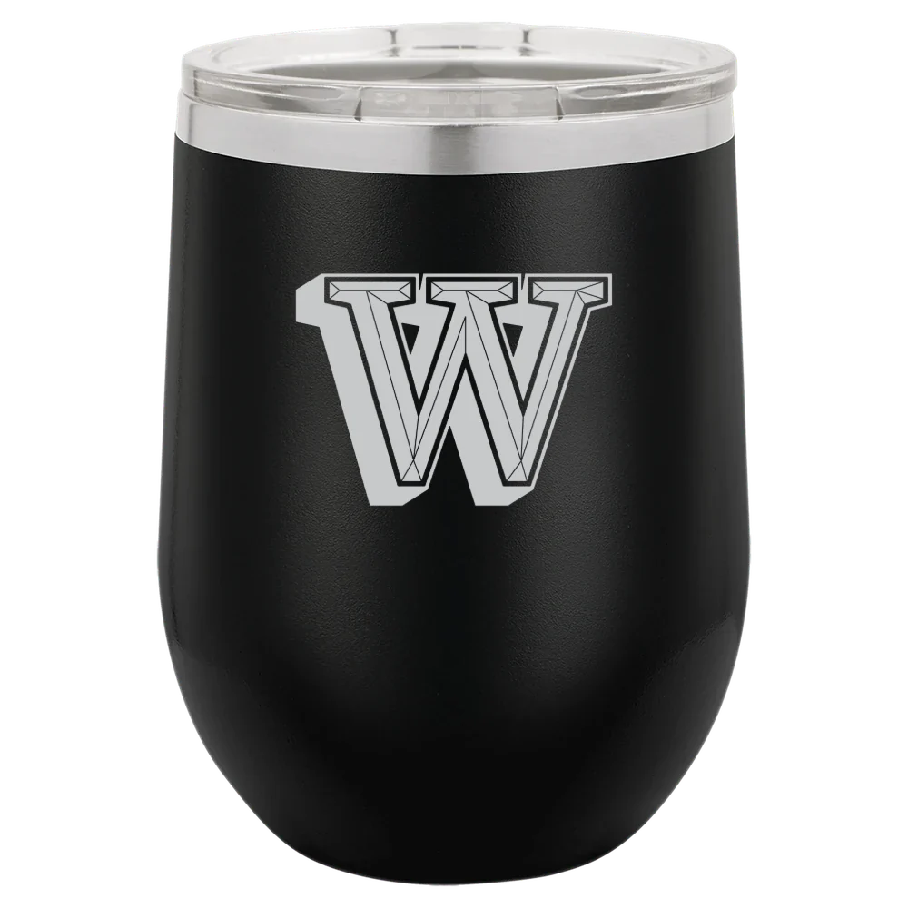 Waynesburg University Polar Camel 12 oz. Stemless Wine Tumbler