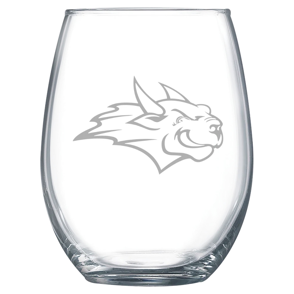 Webster University Polar Camel 15 oz. Stemless Wine Glass