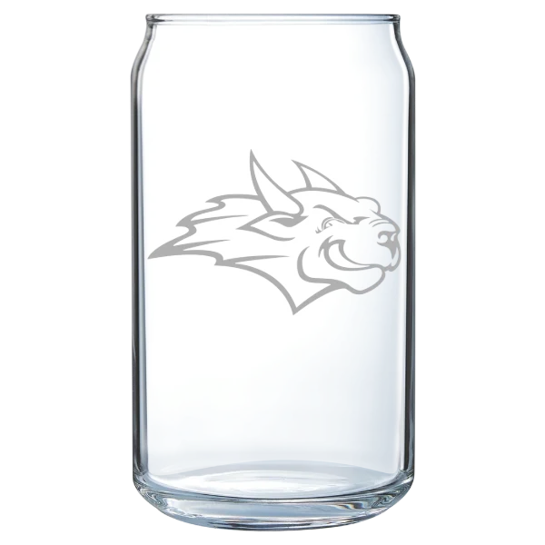 Webster University Polar Camel 16 oz. Can Glass