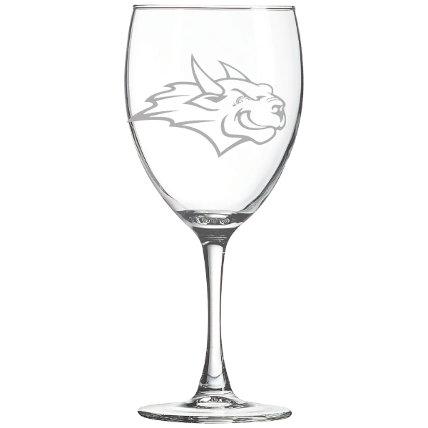 Webster University Polar Camel 10 1/2 oz. Wine Glass