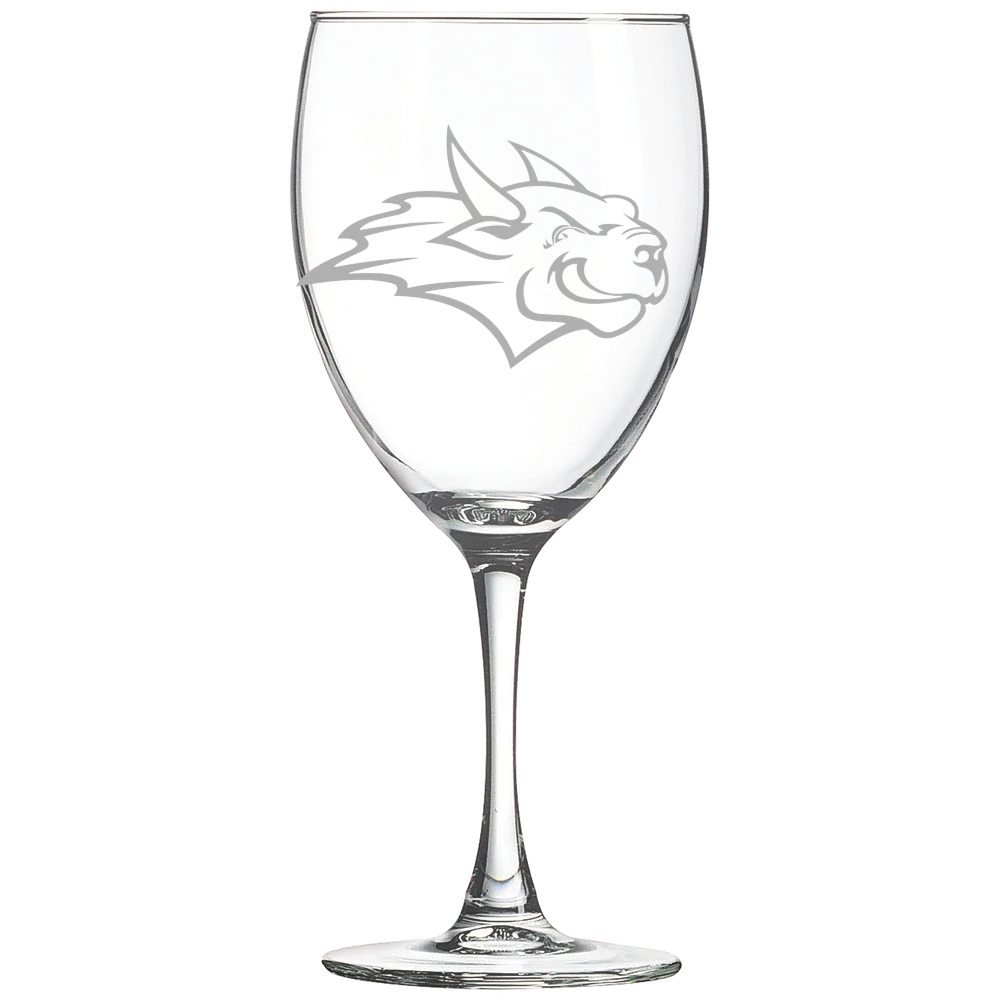 Webster University Polar Camel 10 1/2 oz. Wine Glass