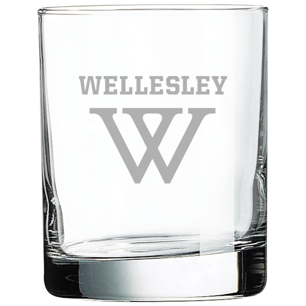 Wellesley College Polar Camel 10 1/2 oz. On The Rocks Glass