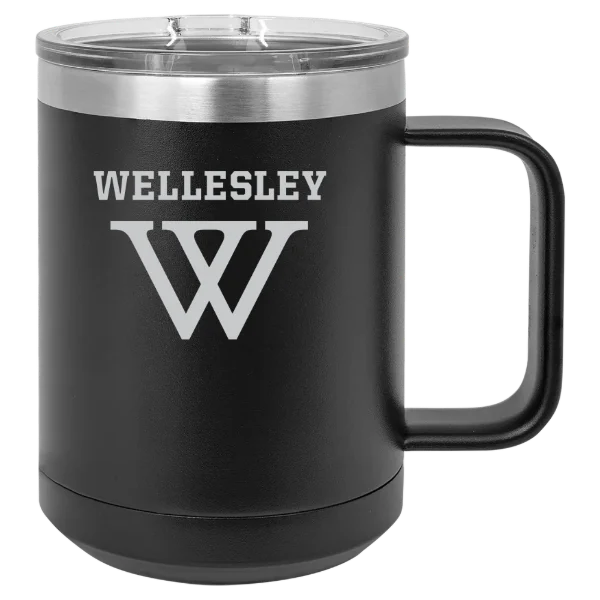Wellesley College Polar Camel 15 oz. Mug with Slider Lid