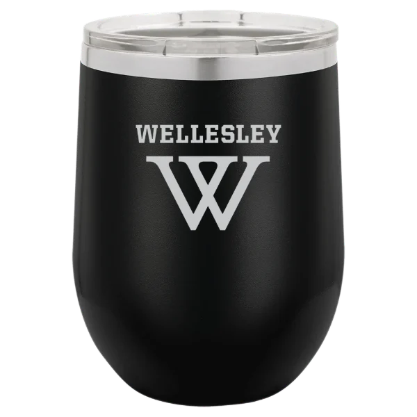 Wellesley College Polar Camel 12 oz. Stemless Wine Tumbler