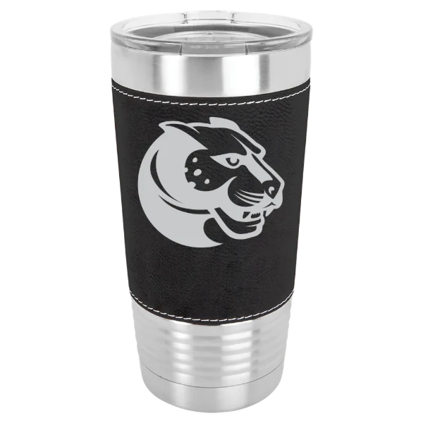 Wentworth Institute of Technology Polar Camel 20 oz. Leatherette Grip Tumbler with Standard Lid