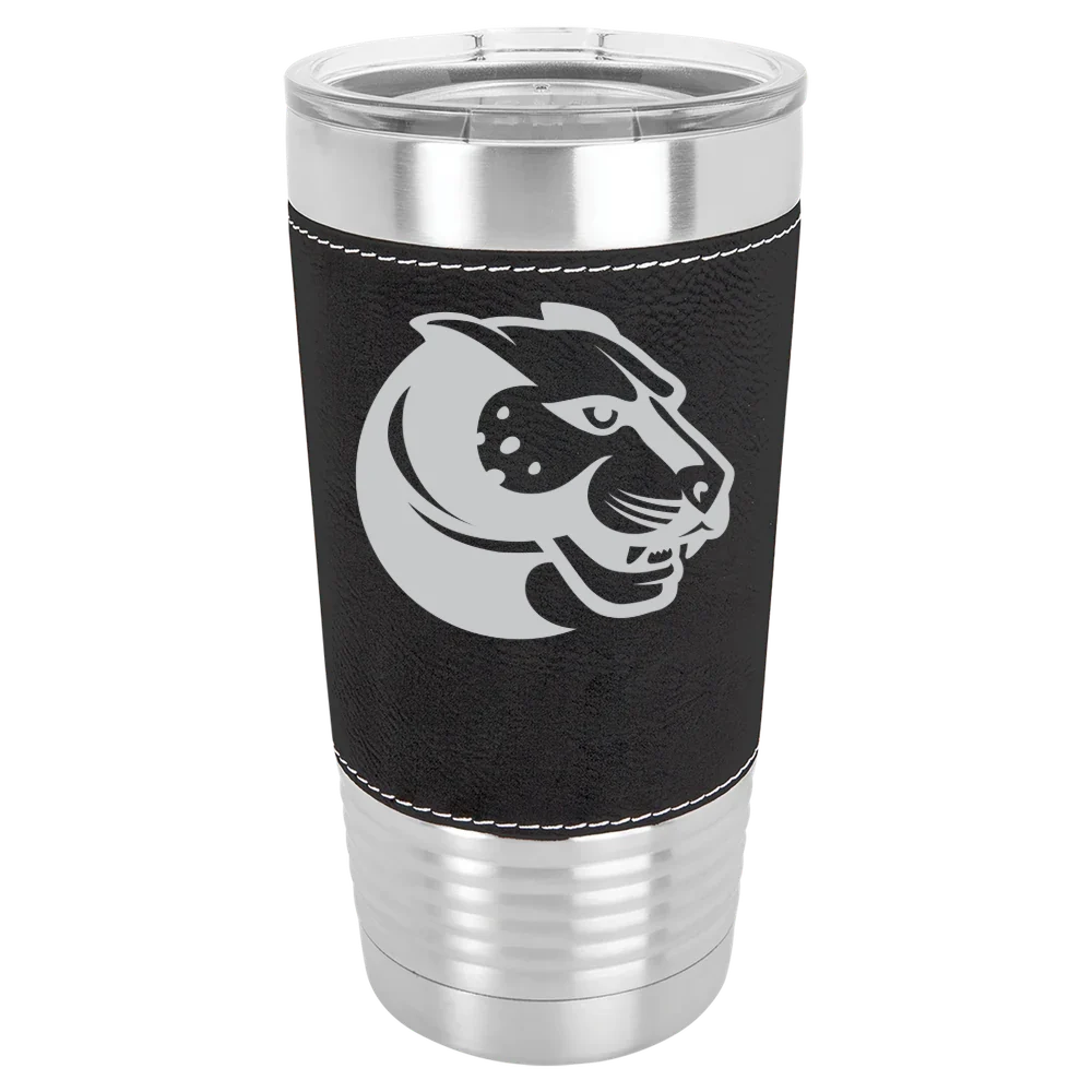 Wentworth Institute of Technology Polar Camel 20 oz. Leatherette Grip Tumbler with Standard Lid
