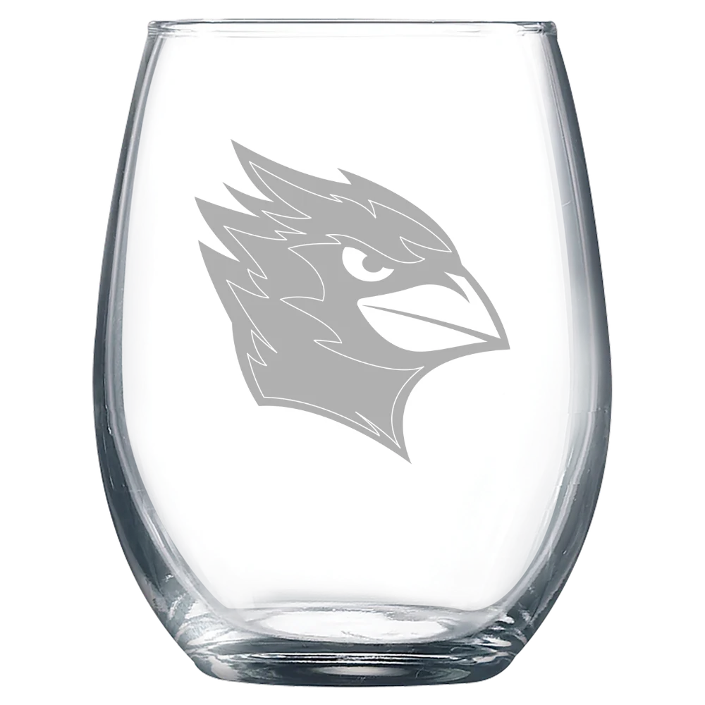Wesleyan University (Connecticut) Polar Camel 9 oz. Stemless Wine Glass