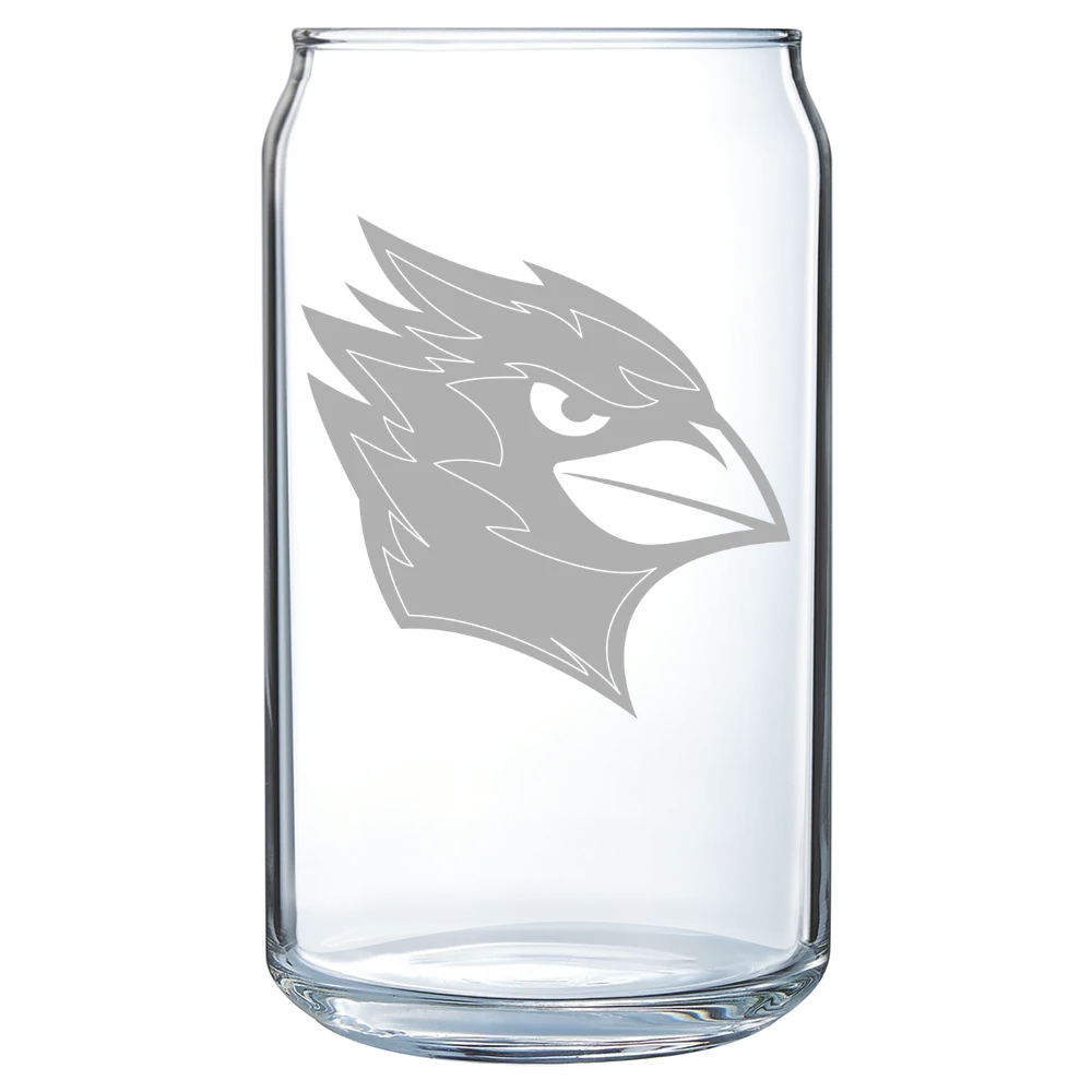 Wesleyan University (Connecticut) Polar Camel 16 oz. Can Glass
