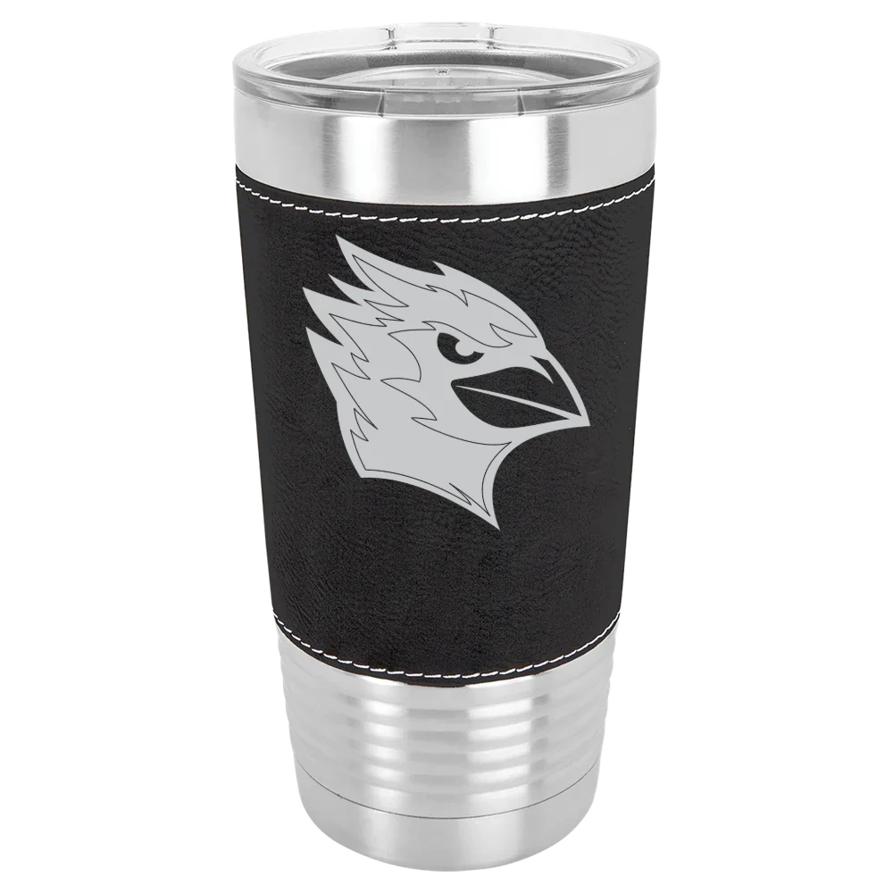 Wesleyan University (Connecticut) Polar Camel 20 oz. Leatherette Grip Tumbler with Standard Lid