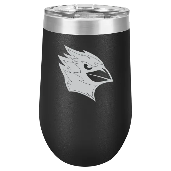 Wesleyan University (Connecticut) Polar Camel 16 oz. Stemless Wine Tumbler