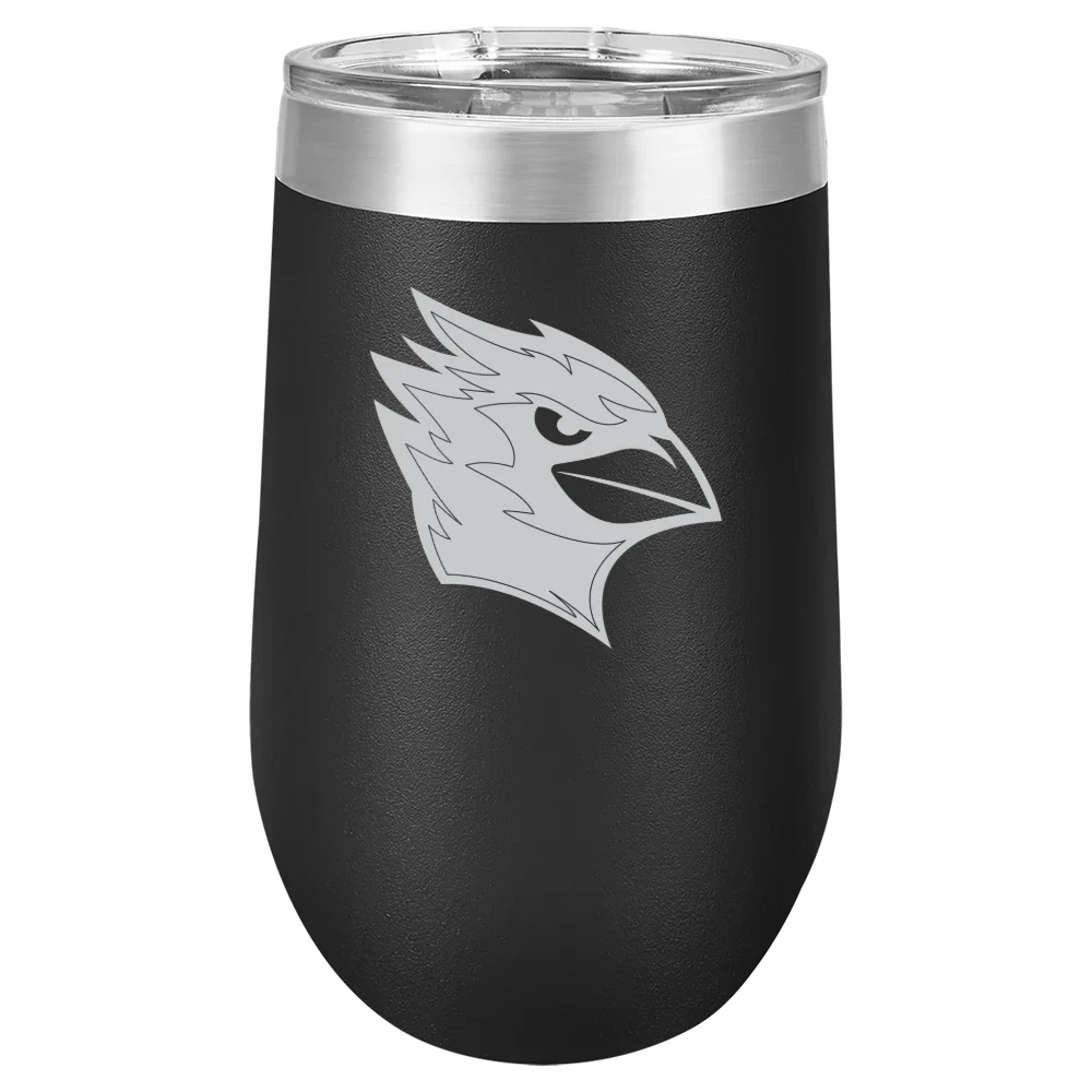 Wesleyan University (Connecticut) Polar Camel 16 oz. Stemless Wine Tumbler