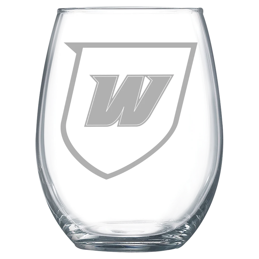 Western Connecticut State University Polar Camel 15 oz. Stemless Wine Glass