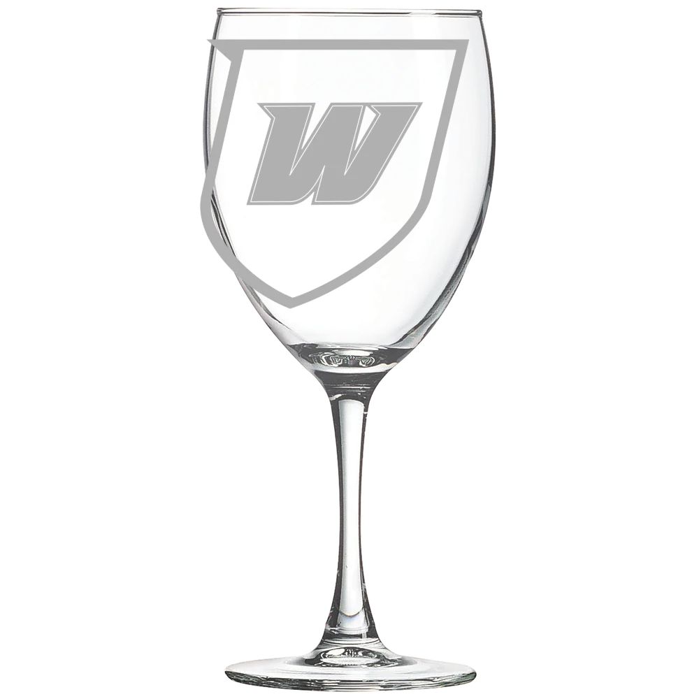 Western Connecticut State University Polar Camel 10 1/2 oz. Wine Glass