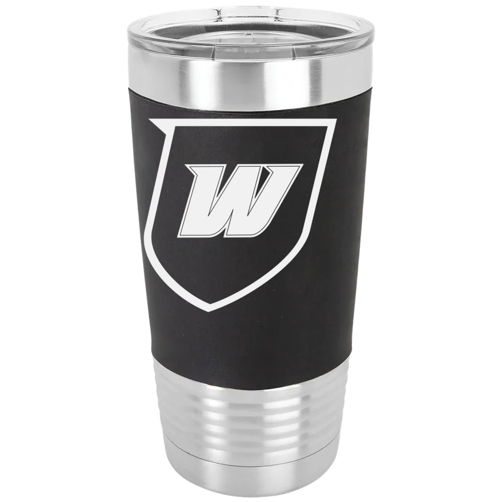 Western Connecticut State University Polar Camel 20 oz. Silicone Grip Tumbler with Standard Lid