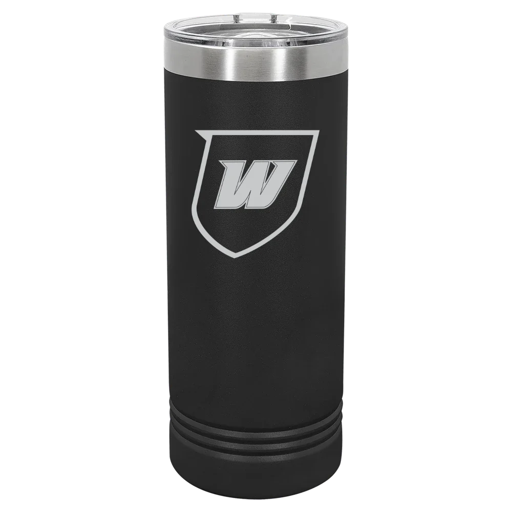 Western Connecticut State University Polar Camel 22 oz. Skinny Tumbler with Slider Lid
