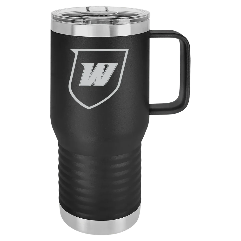 Western Connecticut State University Polar Camel 20 oz. Travel Mug with Slider Lid