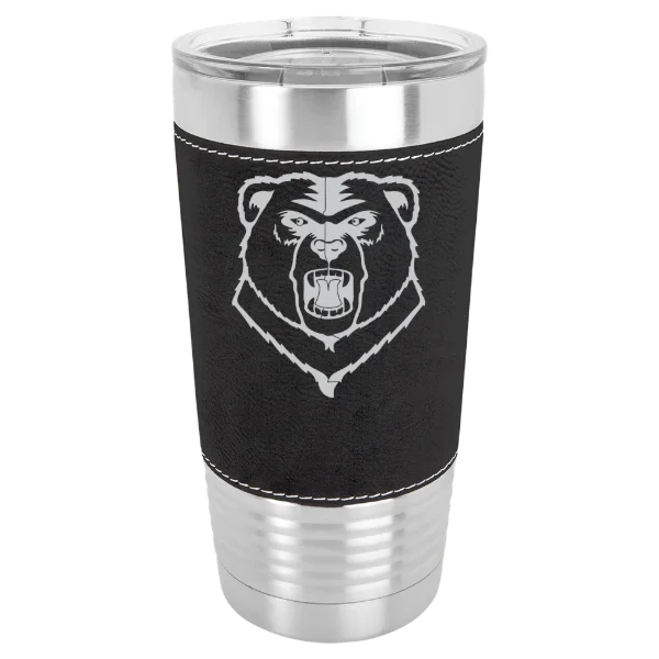 Western New England University Polar Camel 20 oz. Leatherette Grip Tumbler with Standard Lid