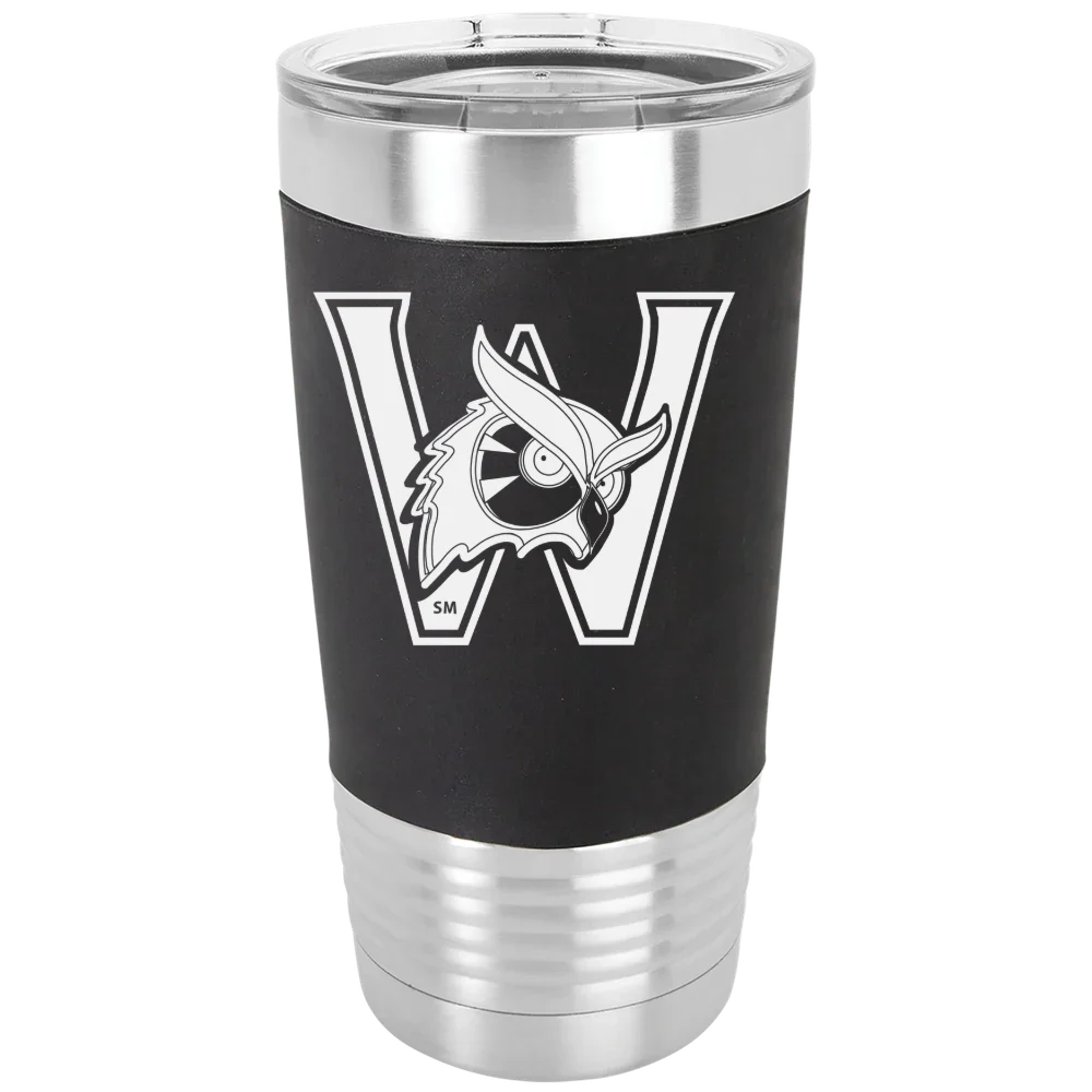 Westfield State University Polar Camel 20 oz. Silicone Grip Tumbler with Standard Lid