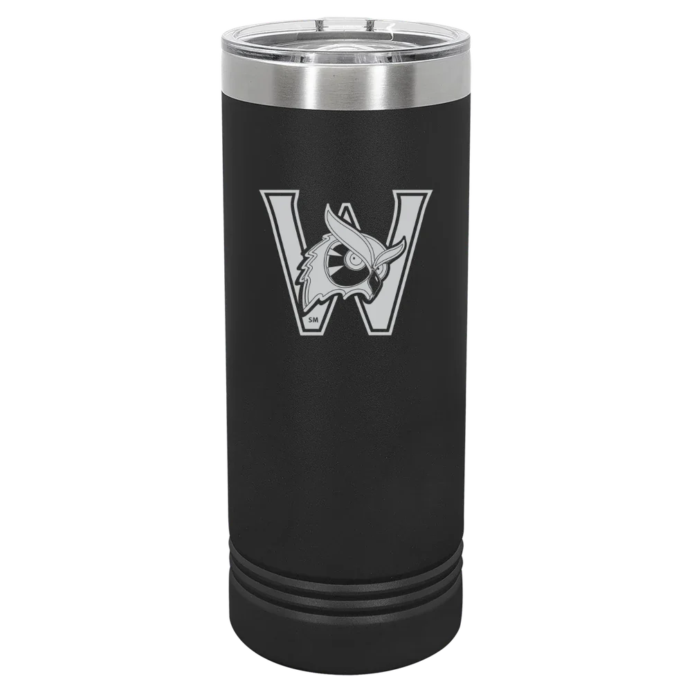 Westfield State University Polar Camel 22 oz. Skinny Tumbler with Slider Lid
