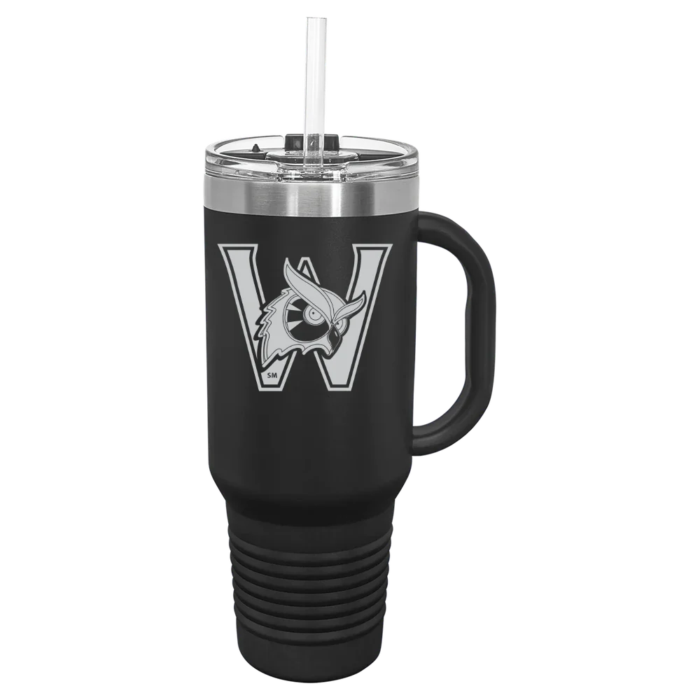 Westfield State University Polar Camel 40 oz. Travel Mug with Snap Lid & Straw