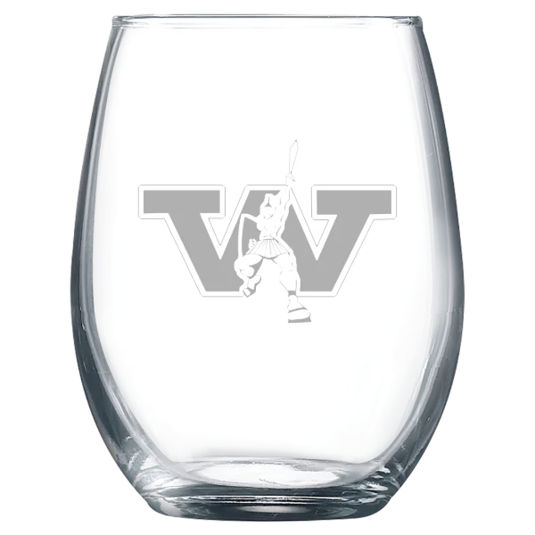 Westminster College (Pennsylvania) Polar Camel 9 oz. Stemless Wine Glass