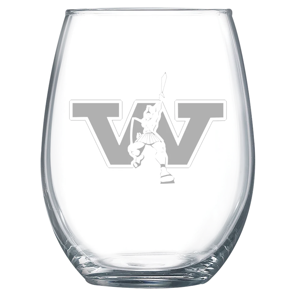 Westminster College (Pennsylvania) Polar Camel 15 oz. Stemless Wine Glass
