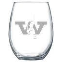Westminster College (Pennsylvania) Polar Camel 15 oz. Stemless Wine Glass