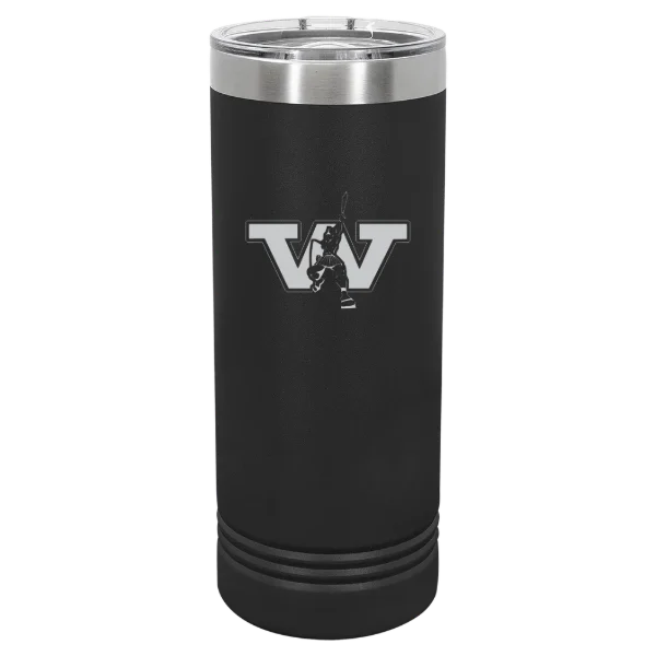 Westminster College (Pennsylvania) Polar Camel 22 oz. Skinny Tumbler with Slider Lid
