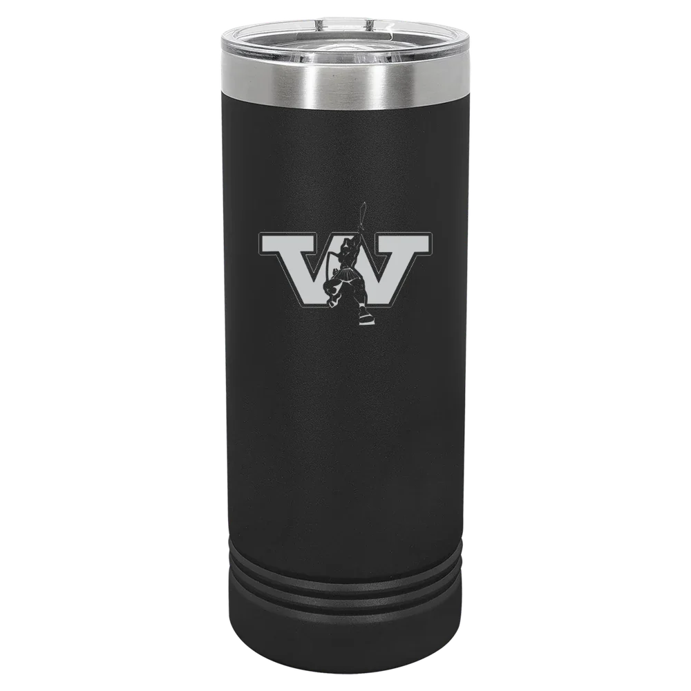 Westminster College (Pennsylvania) Polar Camel 22 oz. Skinny Tumbler with Slider Lid
