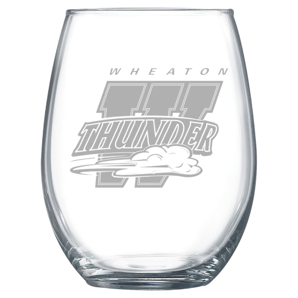 Wheaton College (Illinois) Polar Camel 15 oz. Stemless Wine Glass