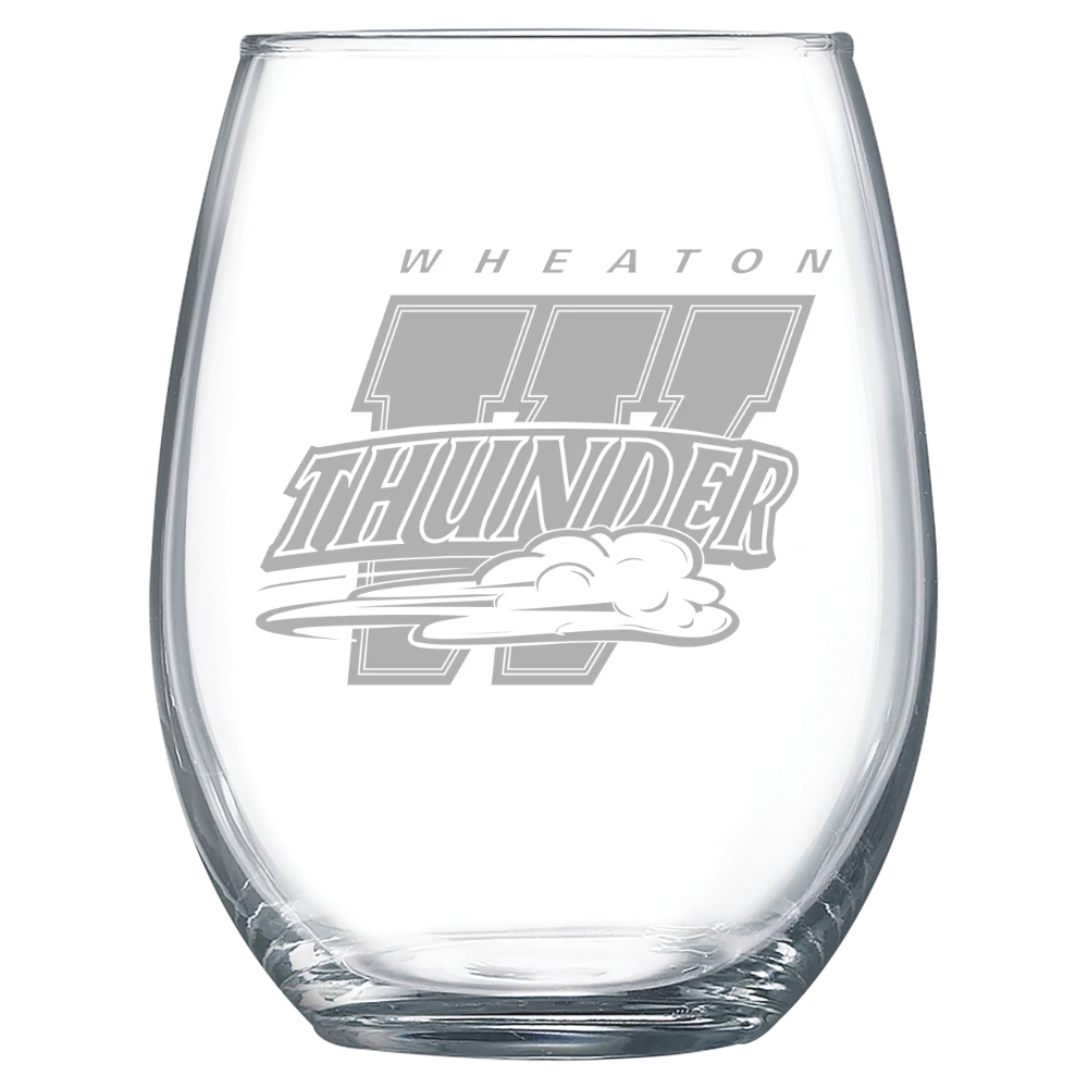 Wheaton College (Illinois) Polar Camel 15 oz. Stemless Wine Glass
