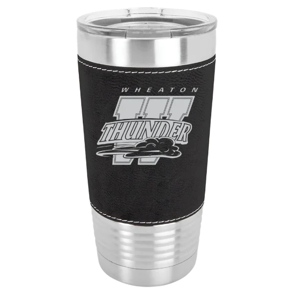 Wheaton College (Illinois) Polar Camel 20 oz. Leatherette Grip Tumbler with Standard Lid