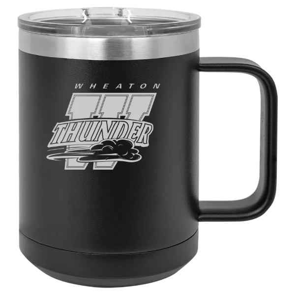 Wheaton College (Illinois) Polar Camel 15 oz. Mug with Slider Lid