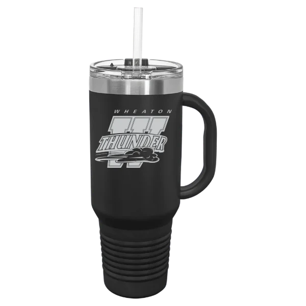 Wheaton College (Illinois) Polar Camel 40 oz. Travel Mug with Snap Lid & Straw