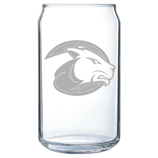 Wheaton College (Massachusetts) Polar Camel 16 oz. Can Glass