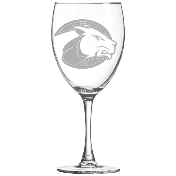 Wheaton College (Massachusetts) Polar Camel 10 1/2 oz. Wine Glass