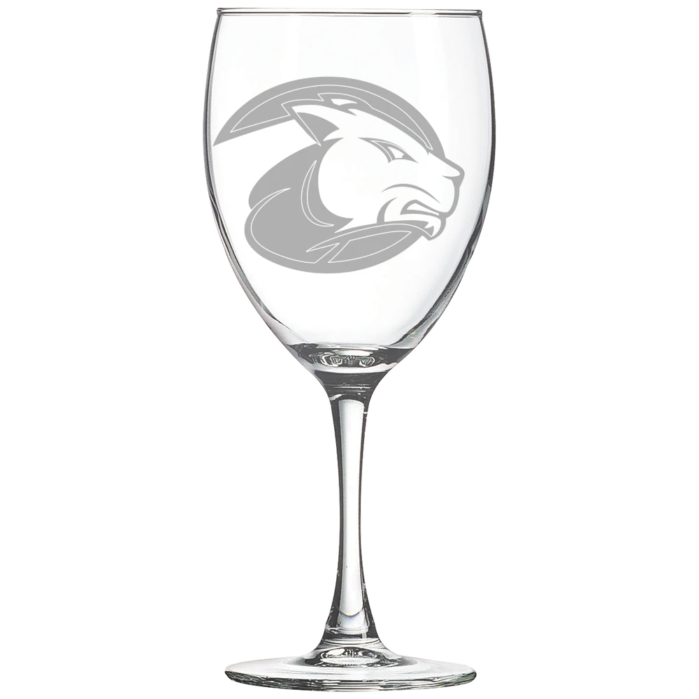 Wheaton College (Massachusetts) Polar Camel 10 1/2 oz. Wine Glass