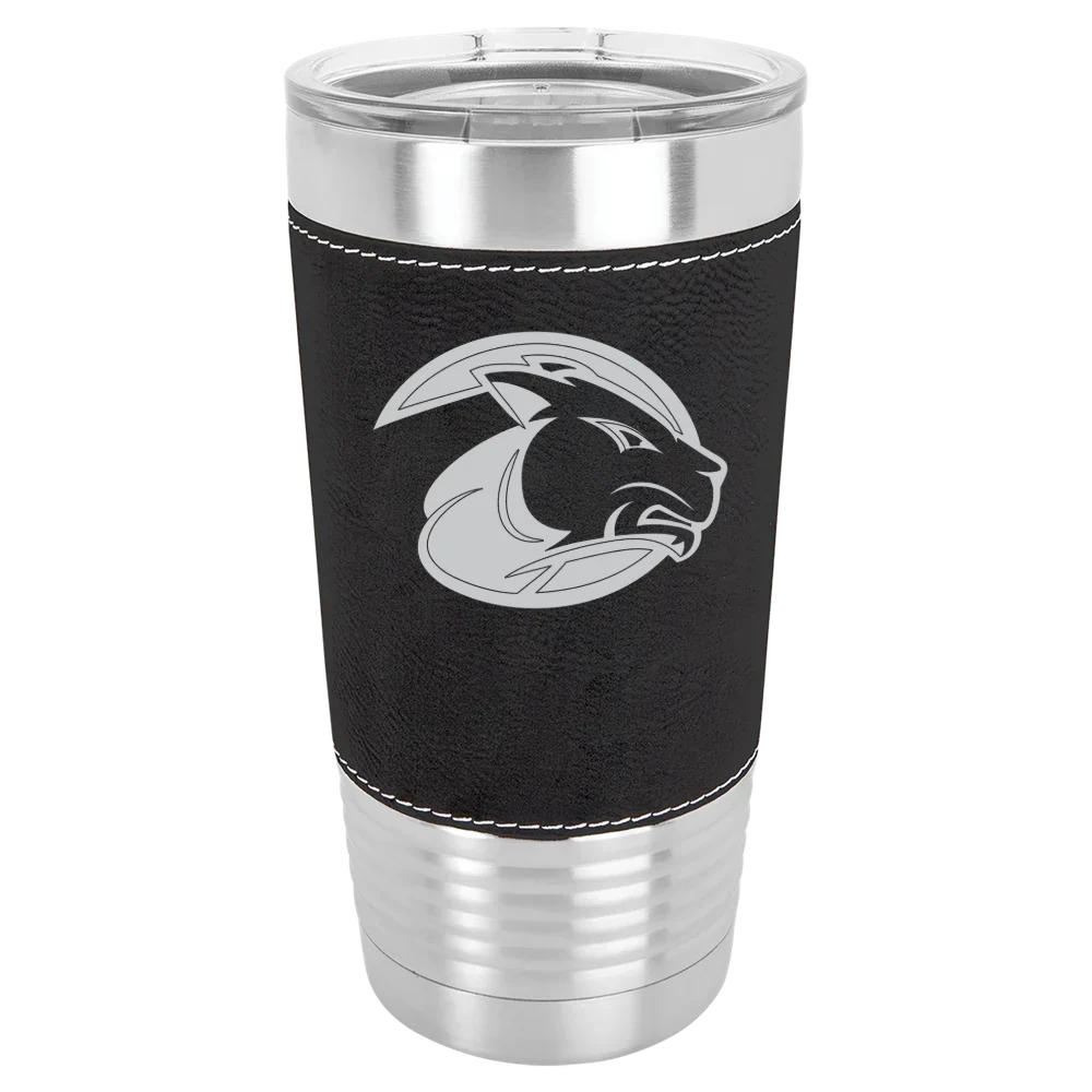 Wheaton College (Massachusetts) Polar Camel 20 oz. Leatherette Grip Tumbler with Standard Lid
