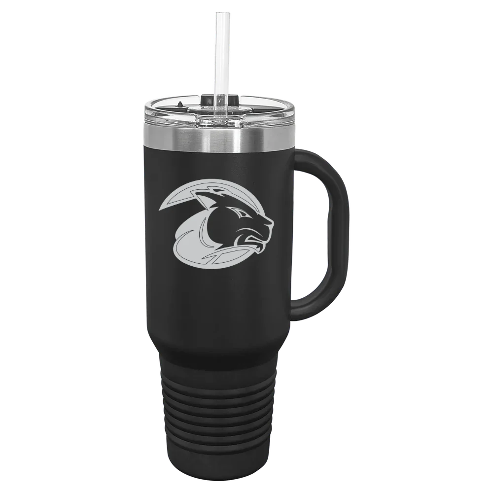 Wheaton College (Massachusetts) Polar Camel 40 oz. Travel Mug with Snap Lid & Straw