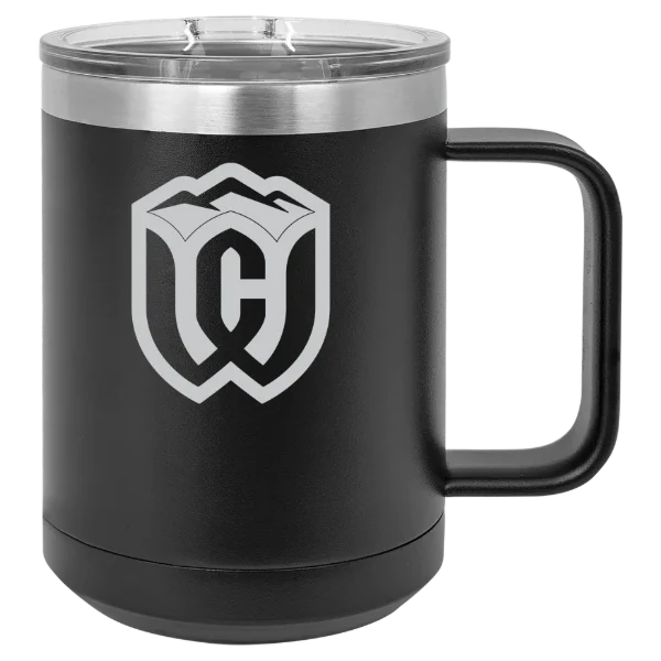 Whitman College Polar Camel 15 oz. Mug with Slider Lid
